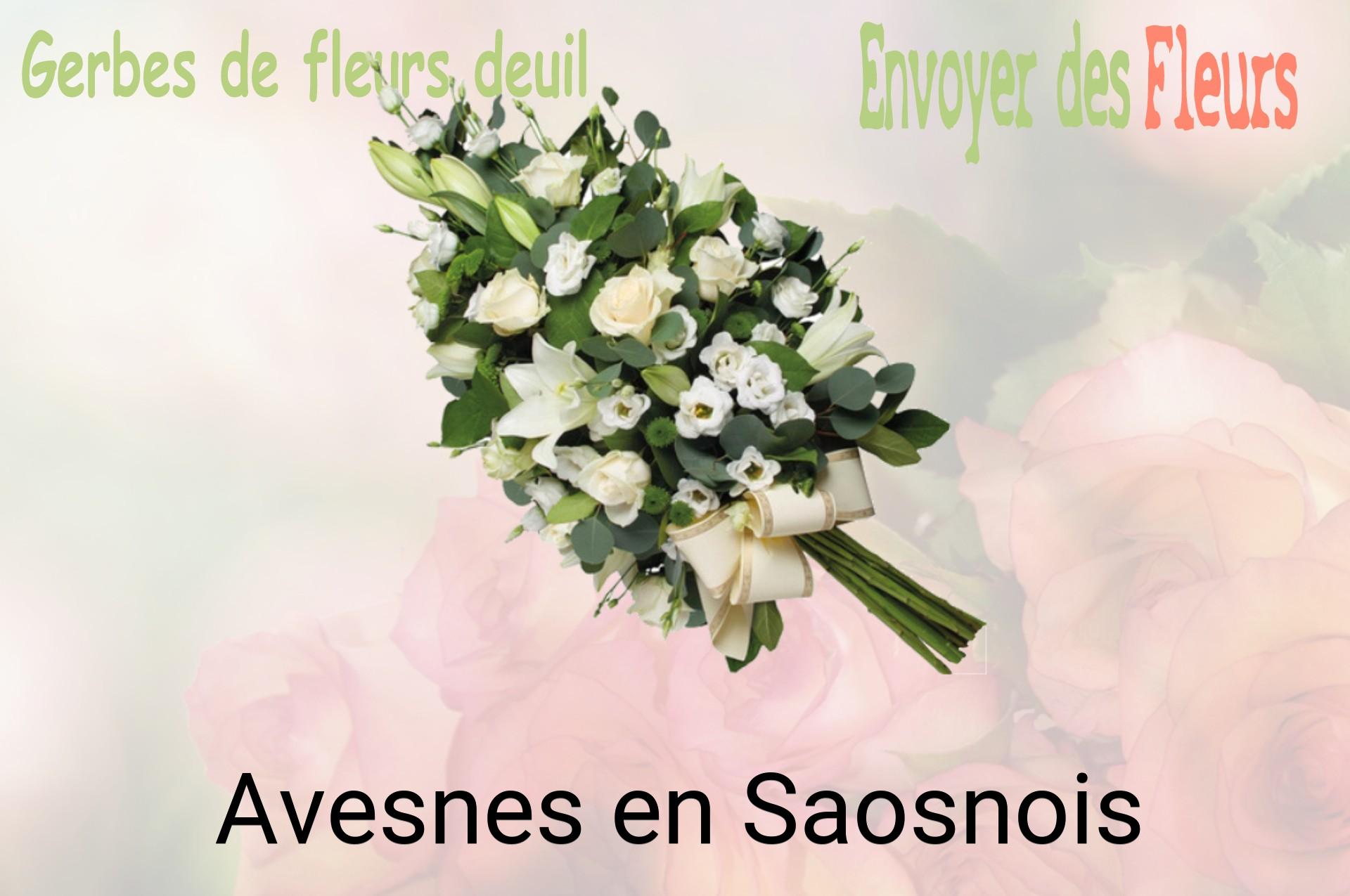 Gerbe de fleurs de deuil livrée à Avesnes-en-Saosnois